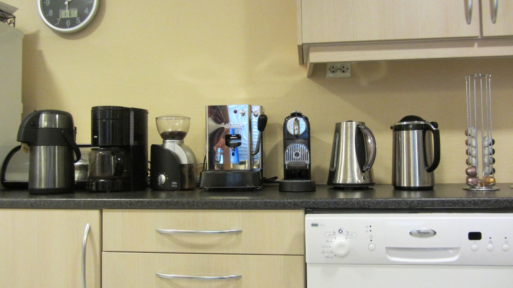Kaffeutstyr hos Cathwell - 2010