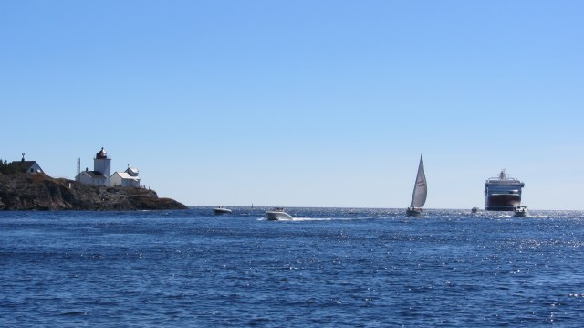 Langesundsbukta i sommersol