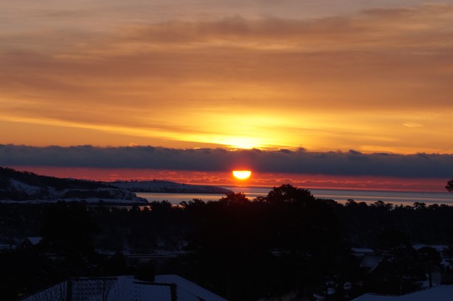 Soloppgang ved Fugløya, 15-1-16